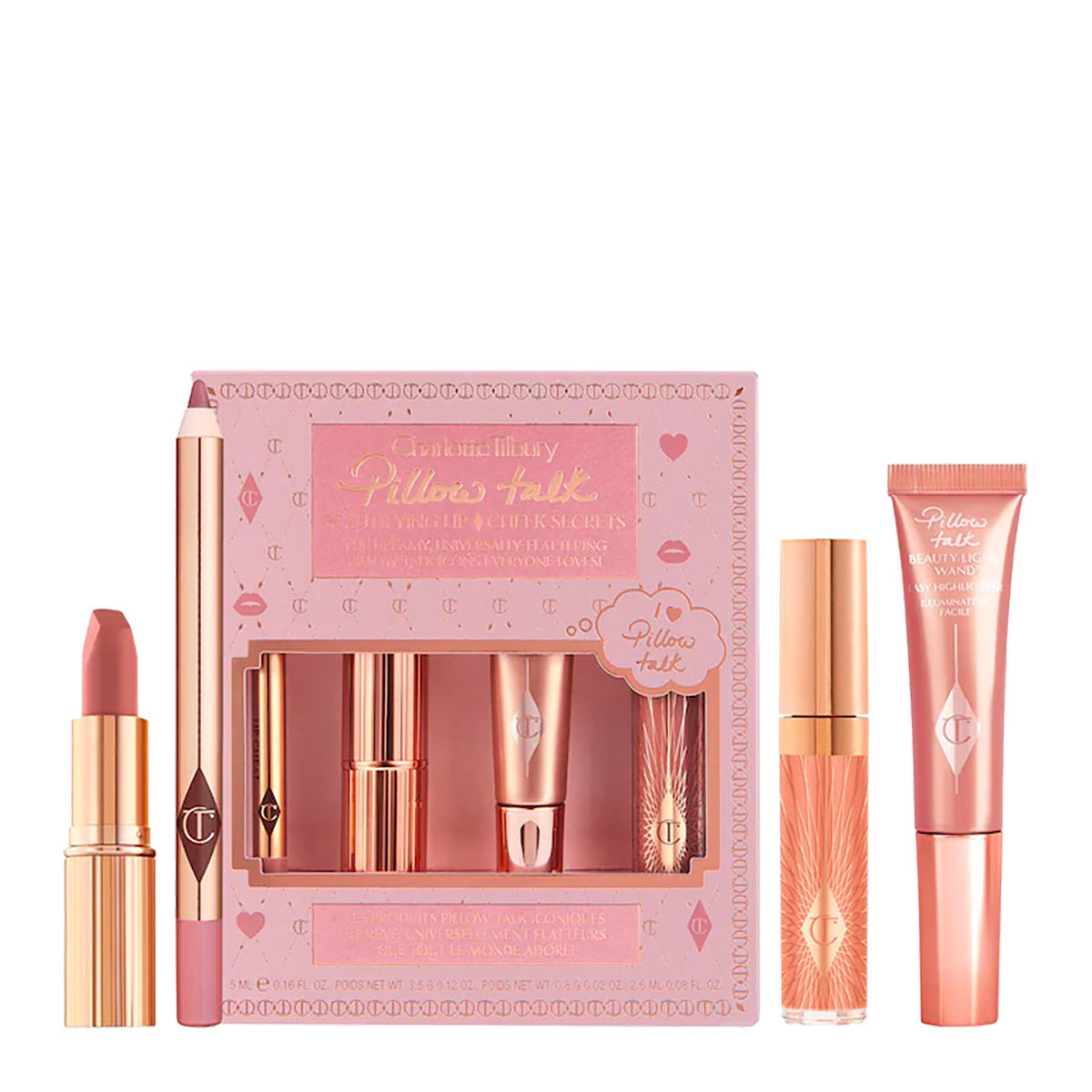 Charlotte Tilbury Pillow Talk Beautifying Lip & Cheek Secrets Set