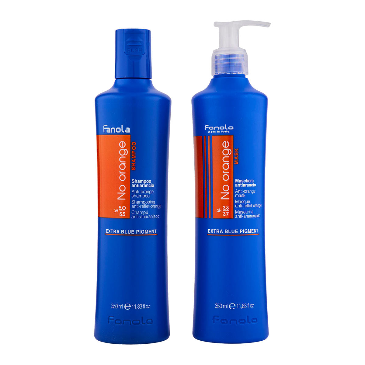 Fanola No Orange Shampoo & Mask Set 350 ml x 2