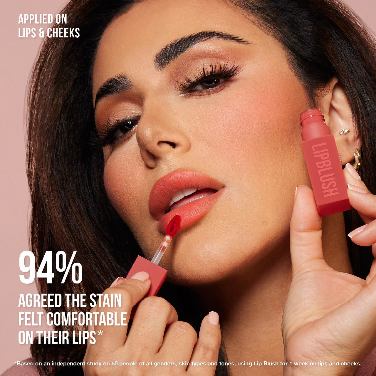 Huda Beauty Lip Blush Cream Lip & Cheek Stain | Rosy Kiss