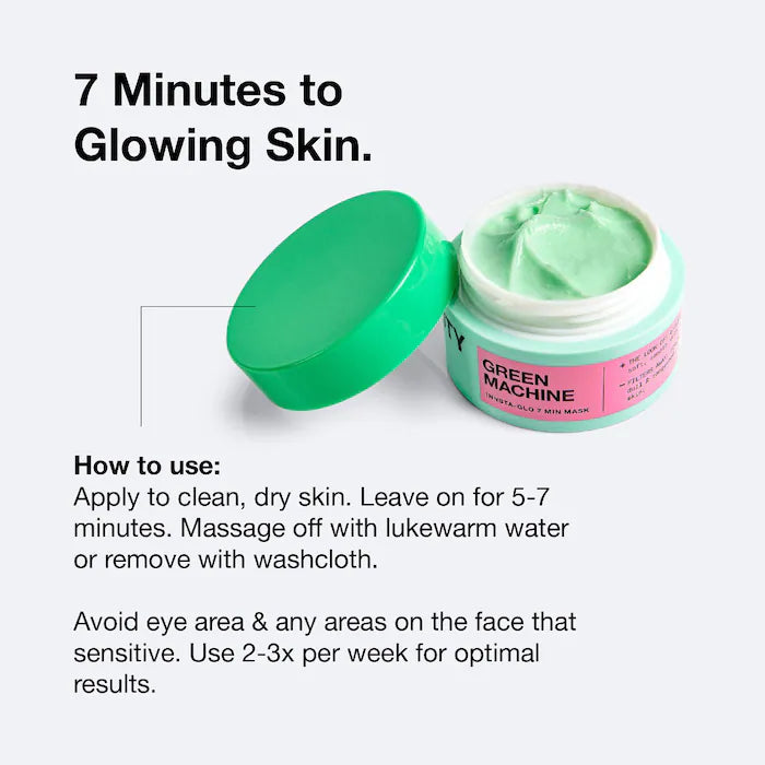 iNNBEAUTY PROJECT Green Machine Innsta-Glo 7 Min Mask 50 g