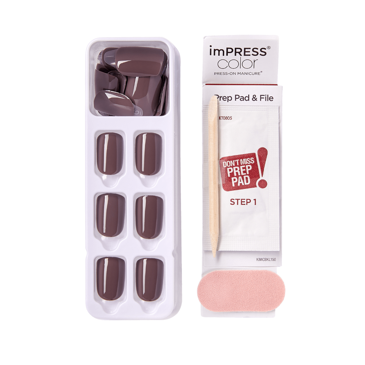 Kiss imPRESS Color Press-On Manicure | Try Gray
