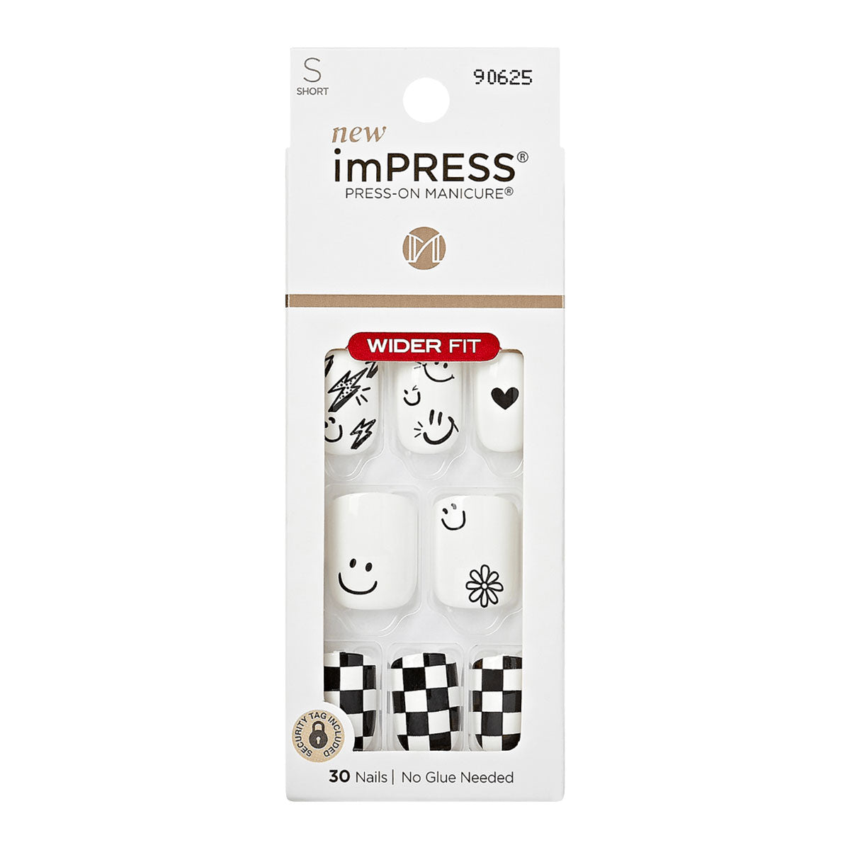 Kiss imPRESS Press-On Manicure | Wide Awake (Wider Fit)