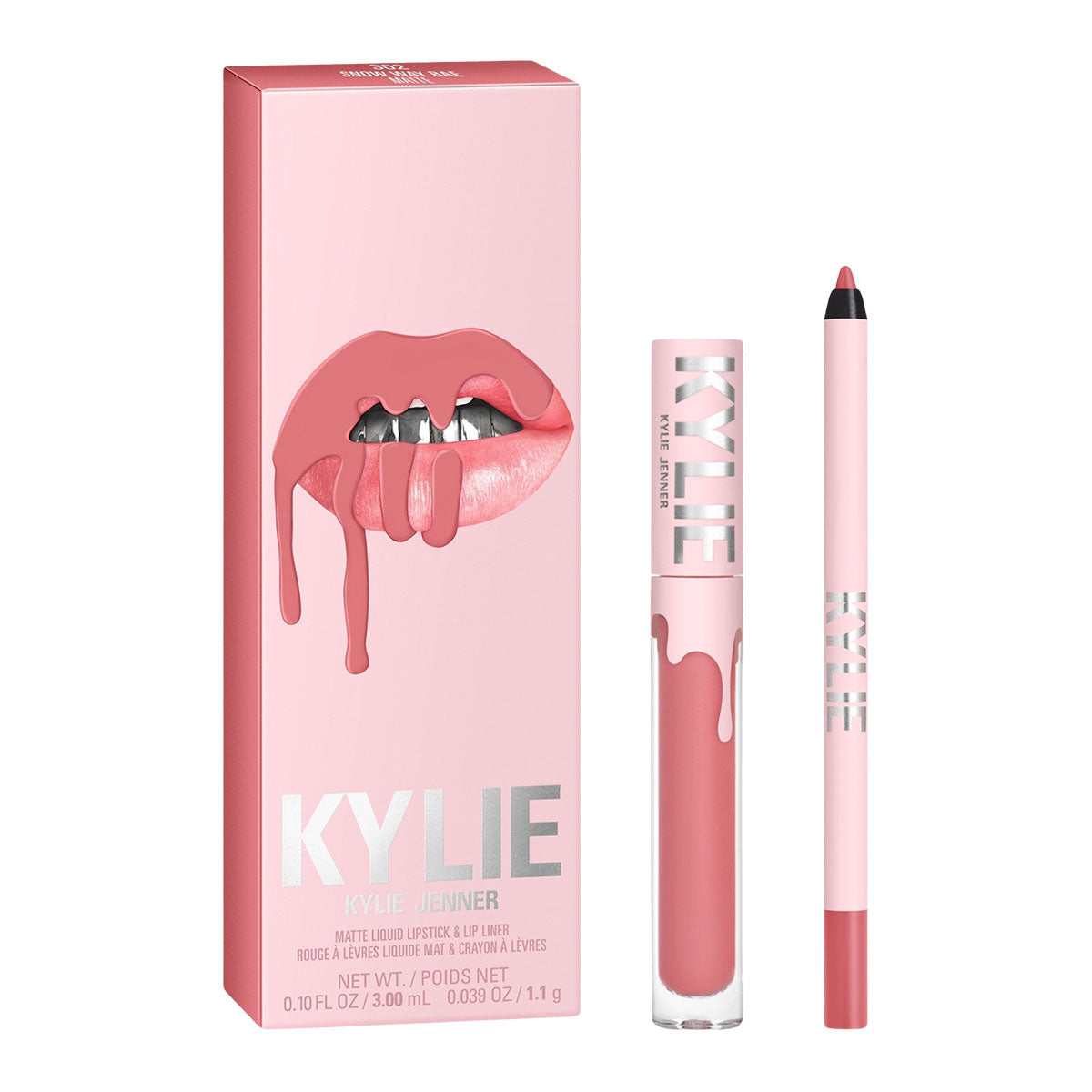 Kylie Cosmetics Matte Liquid Lipstick & Lip Liner | Snow Way Bae
