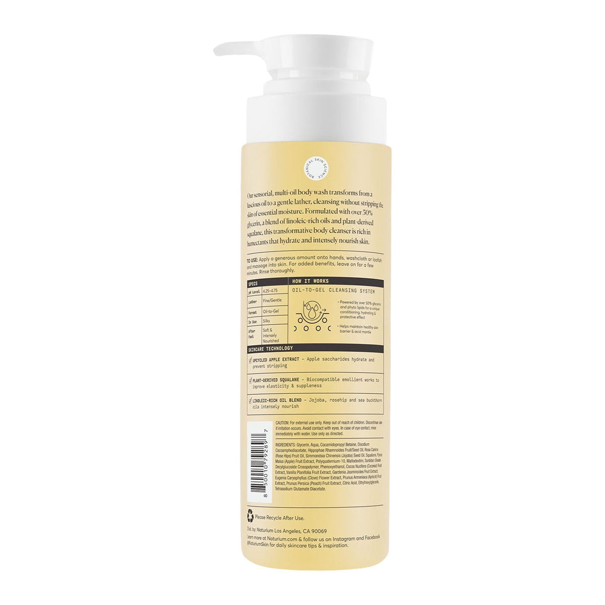 Naturium The Glow Getter Multi-Oil Body Wash 500 ml