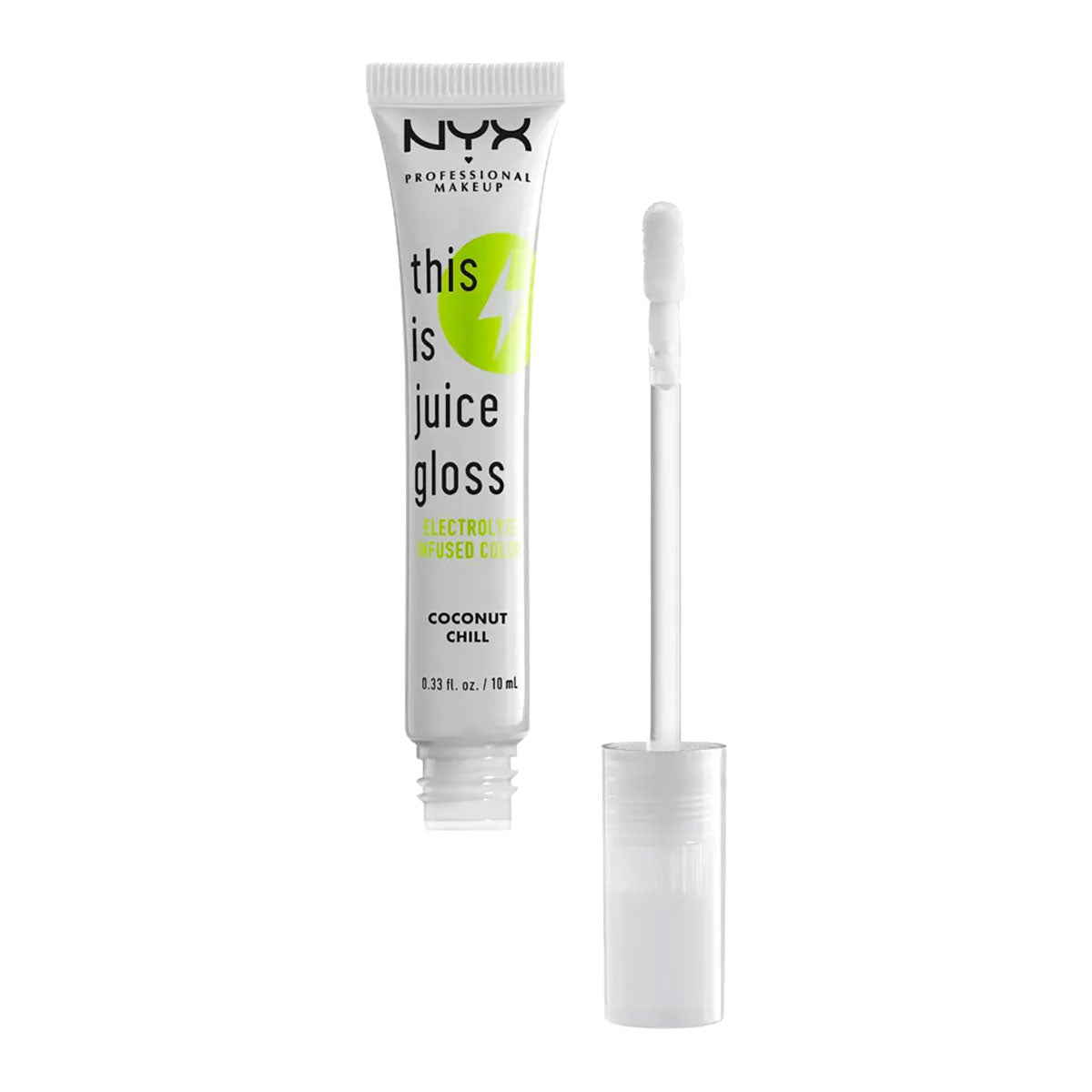 NYX This Is Juice Gloss Electrolyte Infused Color | Coconut Chill