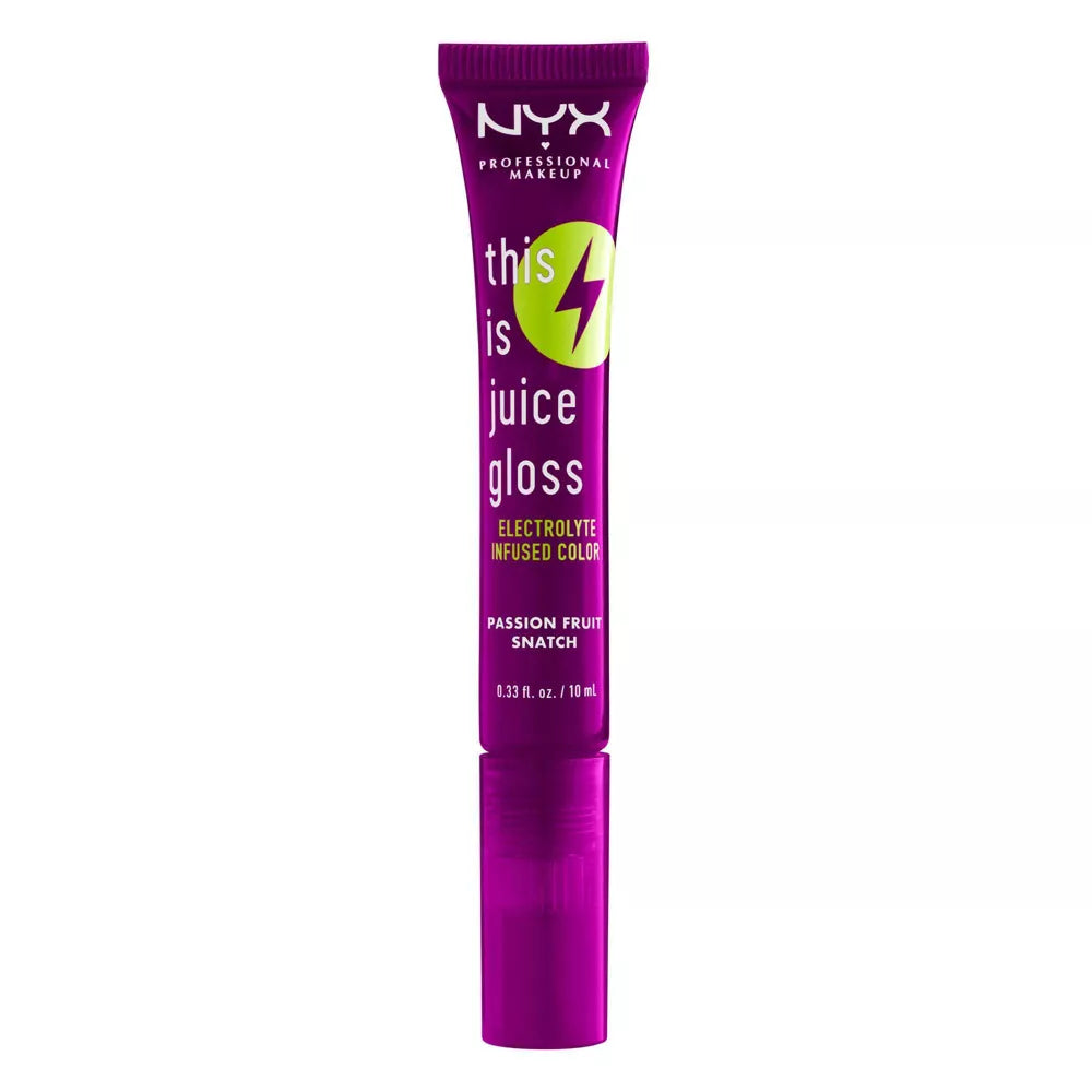 NYX This Is Juice Gloss Electrolyte Infused Color | Passion Fruit Snatch