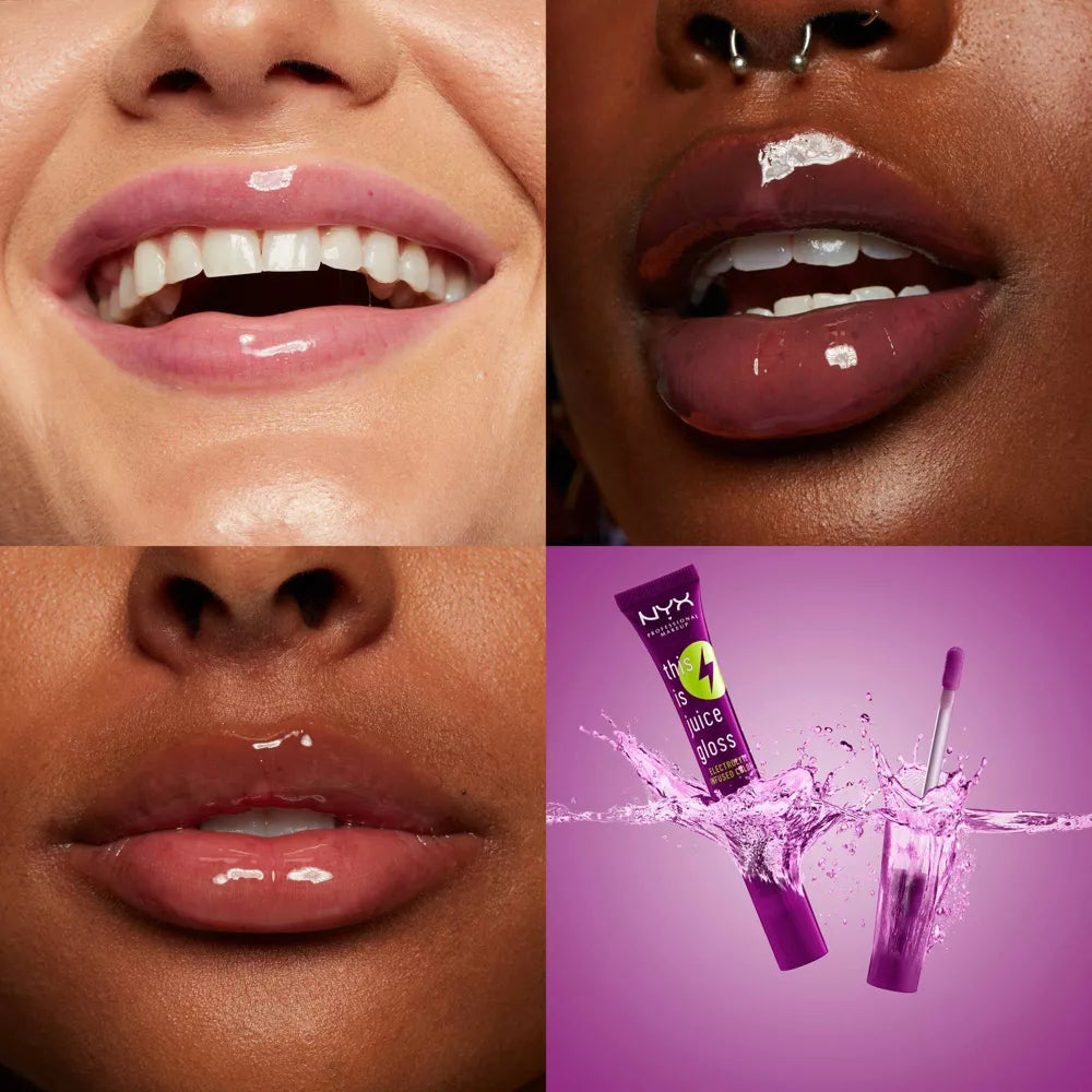 NYX This Is Juice Gloss Electrolyte Infused Color | Passion Fruit Snatch