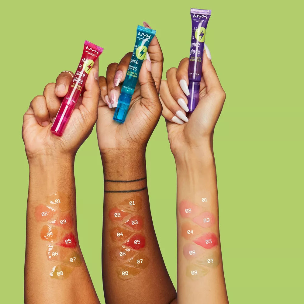 NYX This Is Juice Gloss Electrolyte Infused Color | Coconut Chill