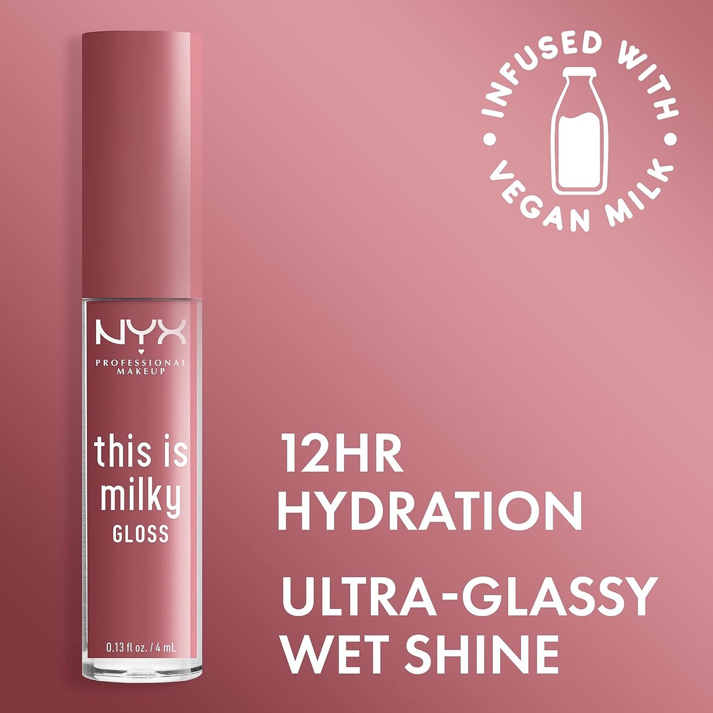 NYX This Is Milky Gloss Lip Gloss | Cherry Skimmed