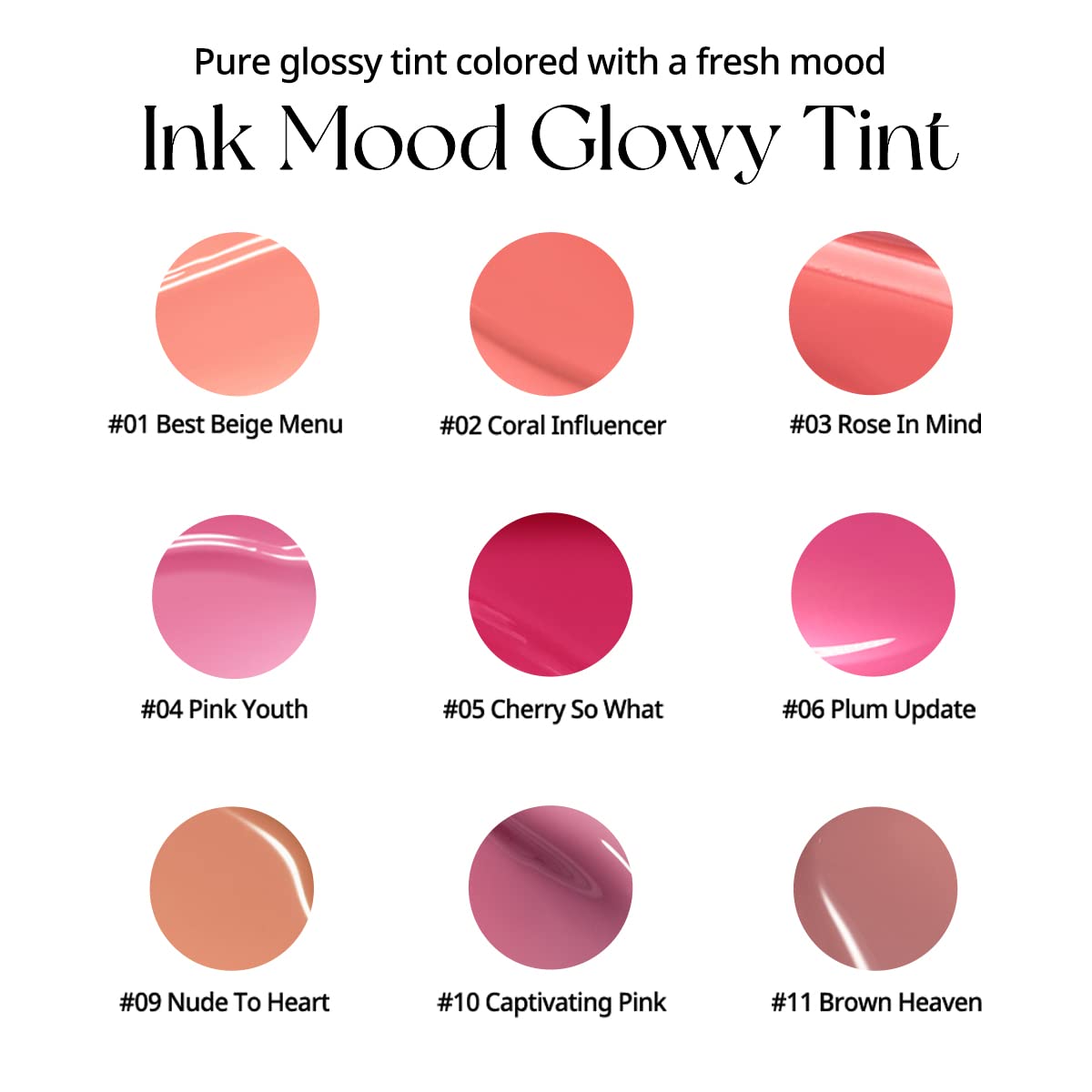 Peripera Ink Mood Glowy Tint | 01 Best Beige Menu