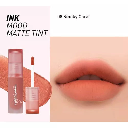 Peripera Ink Mood Matte Tint | 08 Smoky Coral