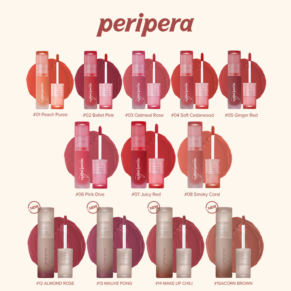 Peripera Ink Mood Matte Tint | 08 Smoky Coral
