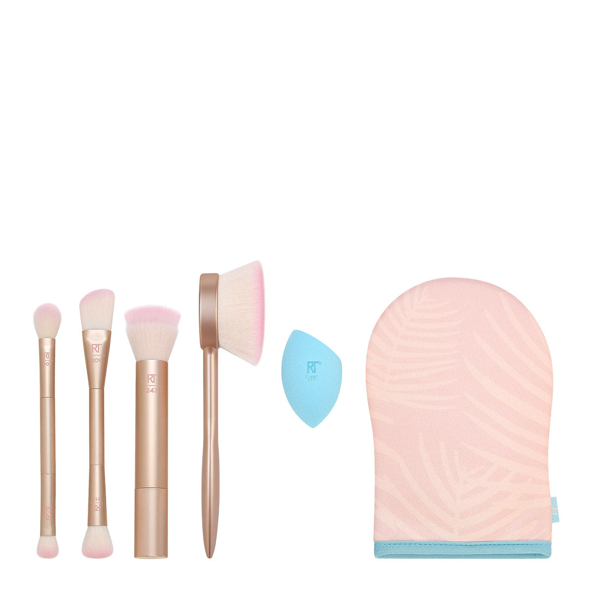 Real Techniques Endless Summer Makeup + Sunless Tanning Brush Set