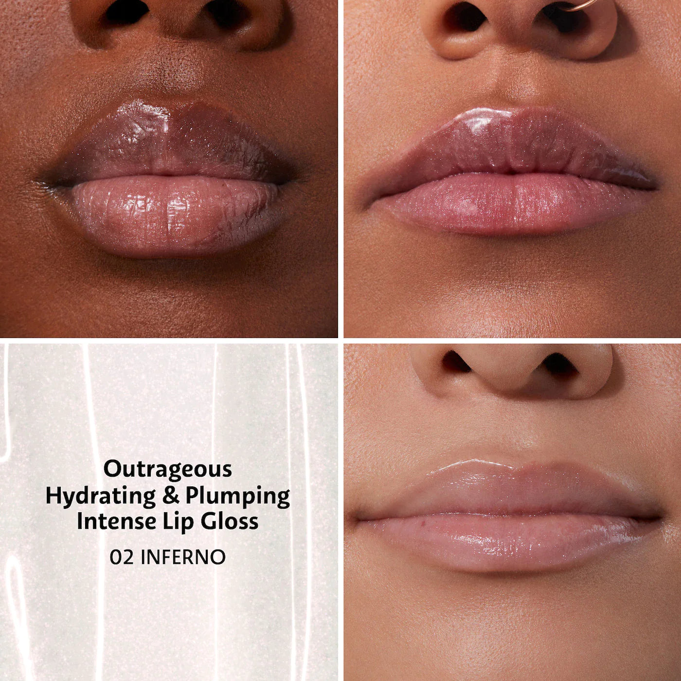 Sephora Collection Outrageous Plump Intense Hydrating Lip Gloss | 01 Fever