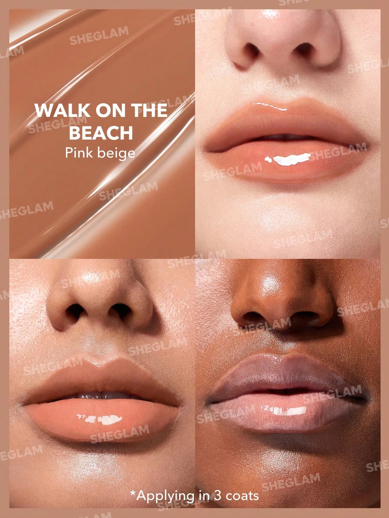 SheGlam Pout-Perfect Shine Lip Plumper | Walk On The Beach