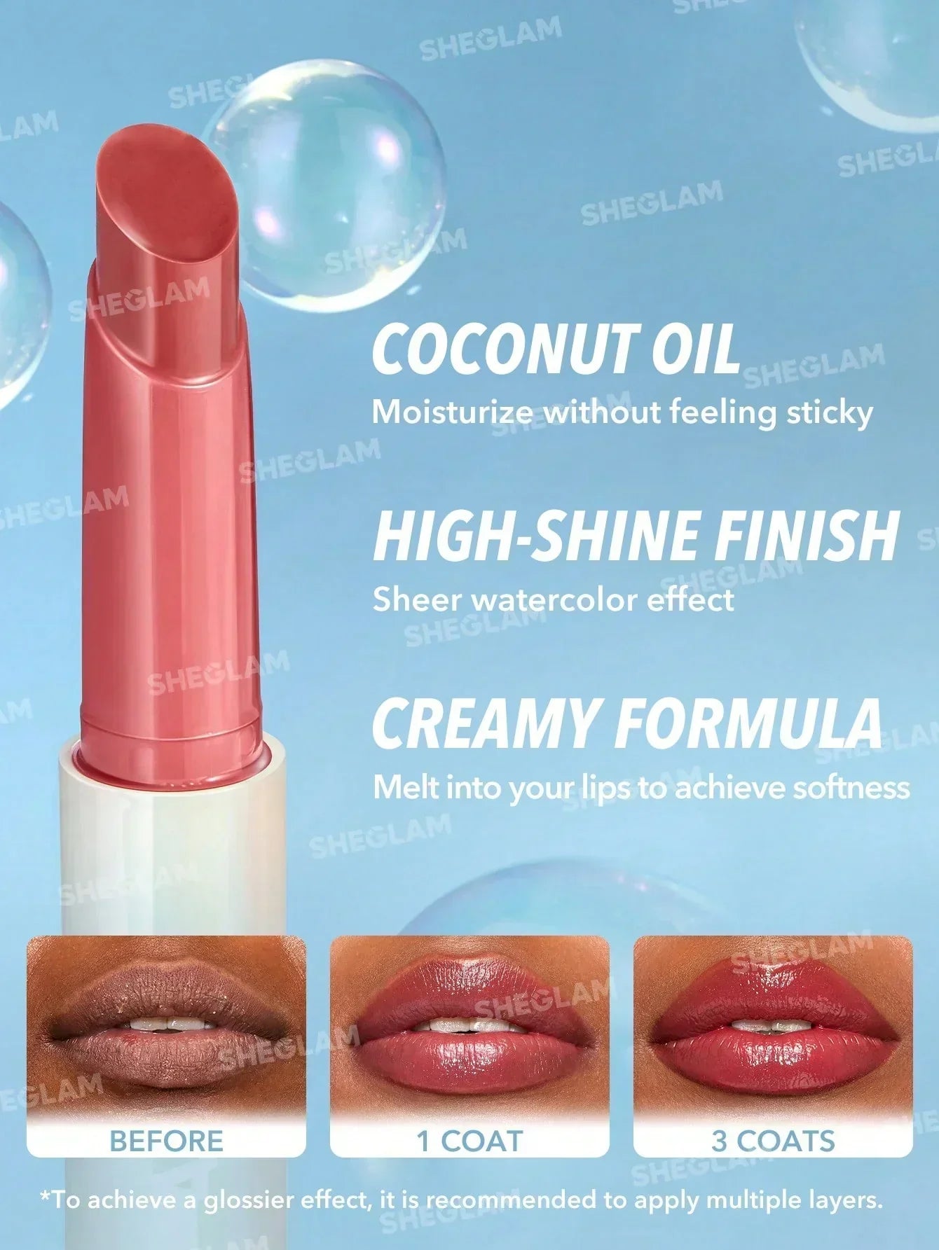 SheGlam Pout-Perfect Shine Lip Plumper |Spring Fever