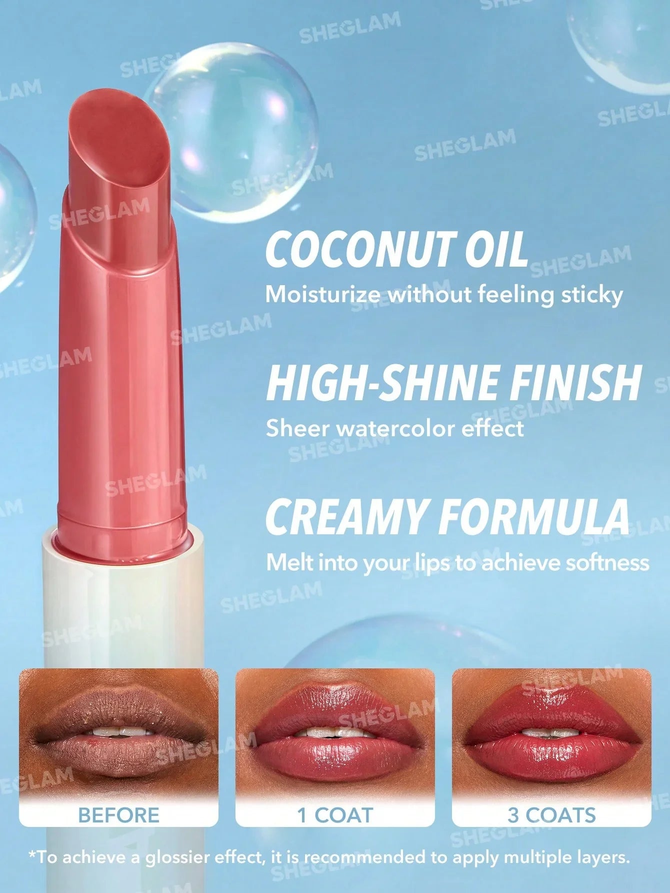 SheGlam Pout-Perfect Shine Lip Plumper | Hot Stuff