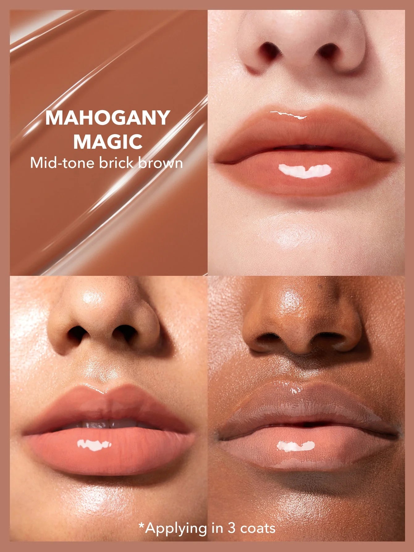 SheGlam Pout-Perfect Shine Lip Plumper | Mahogany Magic