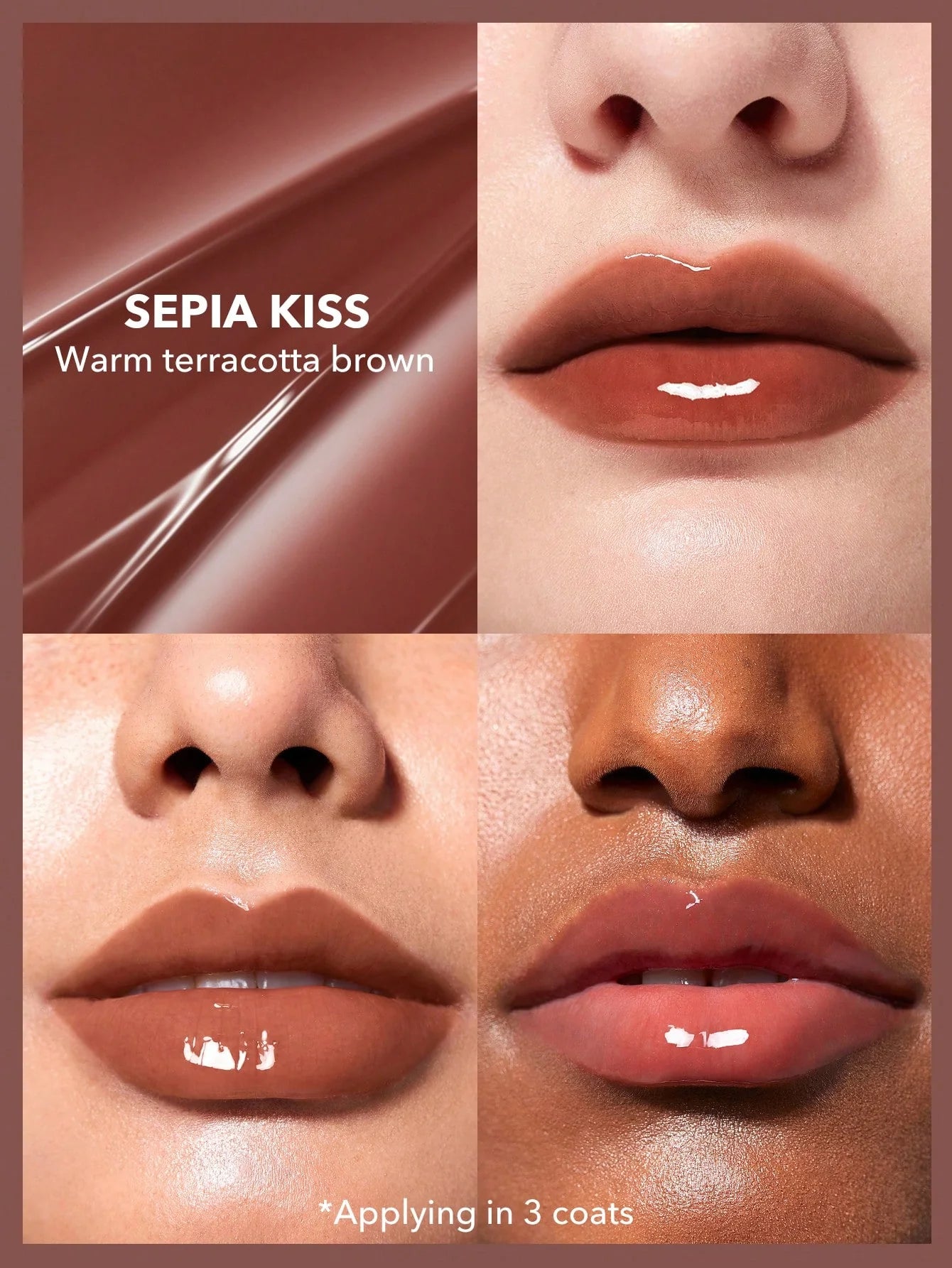 SheGlam Pout-Perfect Shine Lip Plumper | Sepia Kiss