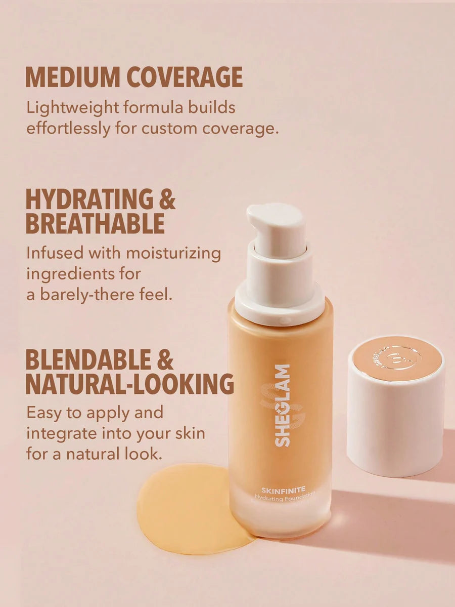 SheGlam Skinfinite Hydrating Foundation 30 ml
