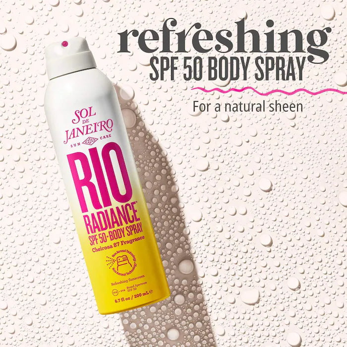 Sol de Janeiro Rio Radiance SPF 50 Body Spray Refreshing Sunscreen 6.7 oz / 200 ml