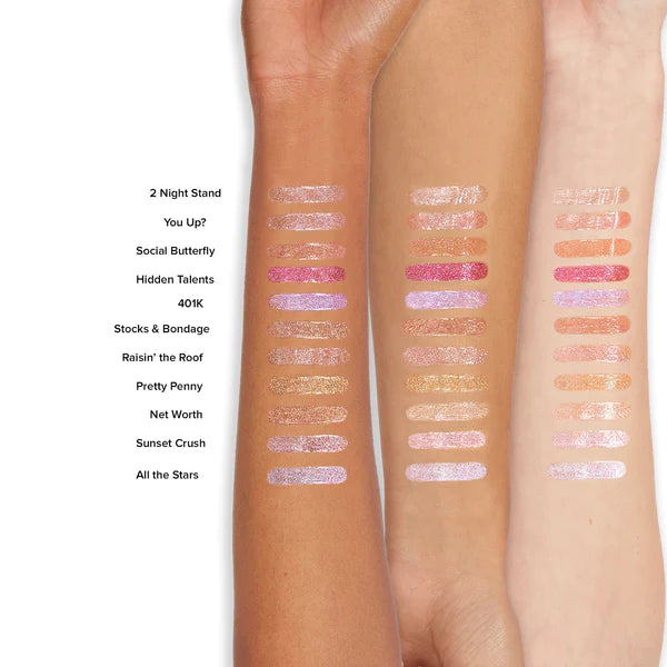 Too Faced Rich & Dazzling High Shine Sparkling Lip Gloss | Sunset Crush
