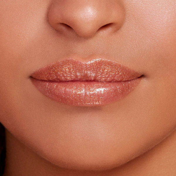 Too Faced Rich & Dazzling High Shine Sparkling Lip Gloss | Sunset Crush