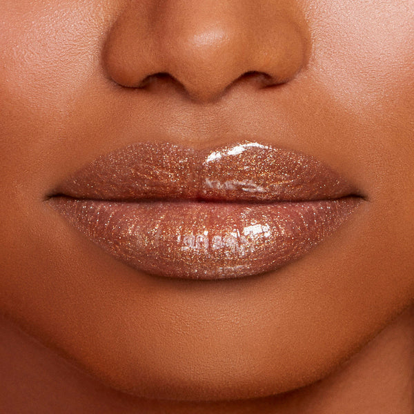 Too Faced Rich & Dazzling High Shine Sparkling Lip Gloss | Sunset Crush