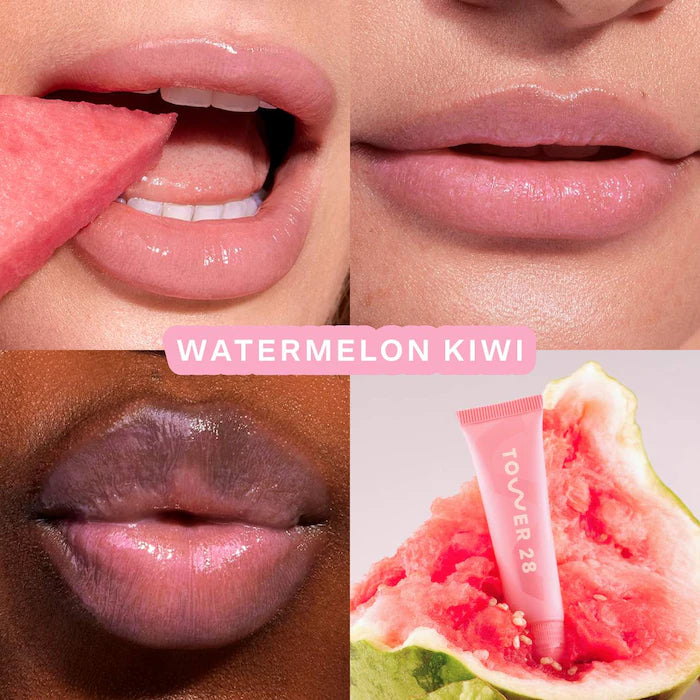 Tower 28 LipSoftie Hydrating Tinted Lip Treatment Balm | Watermelon Kiwi