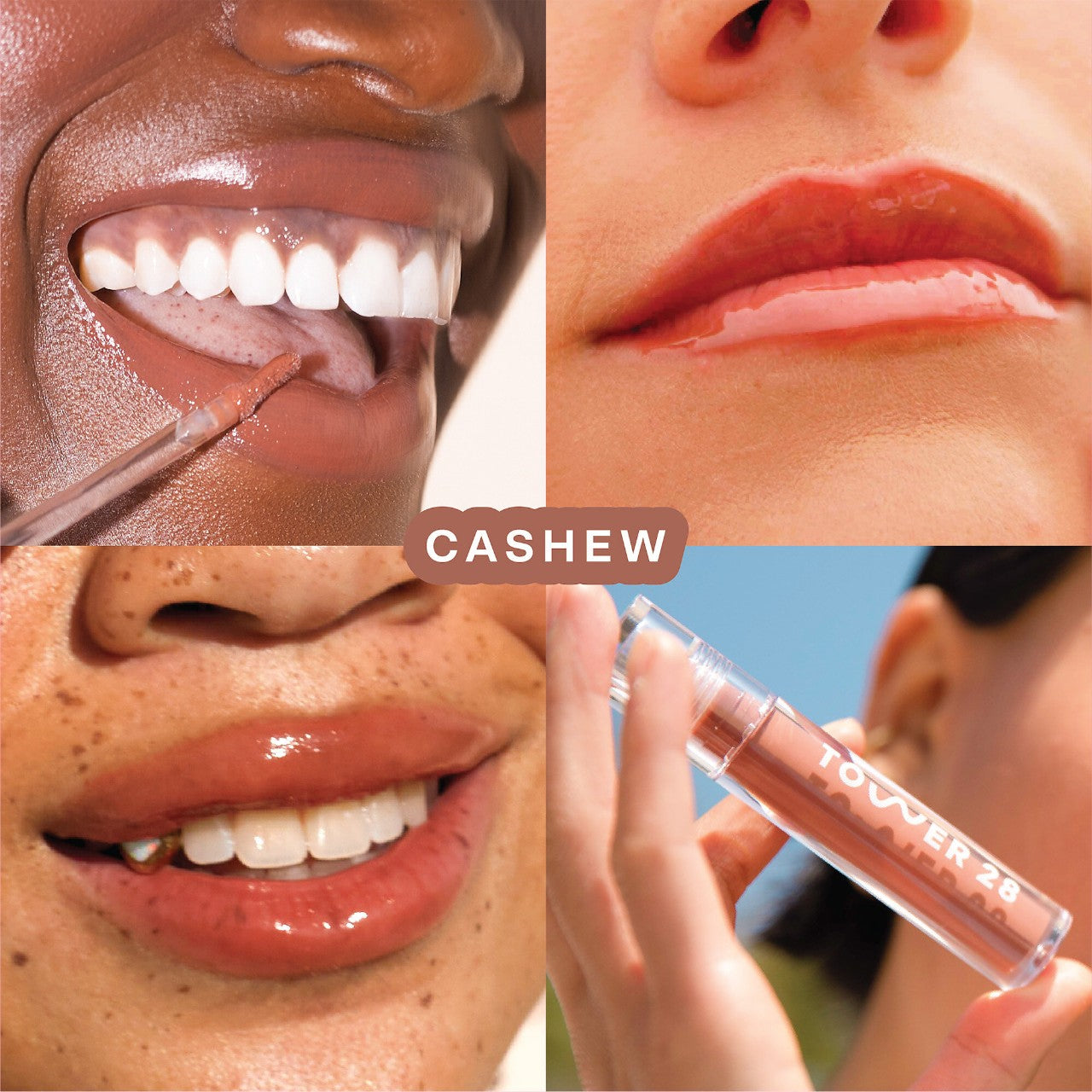 Tower 28 ShineOn Milky Lip Jelly Gloss | Cashew