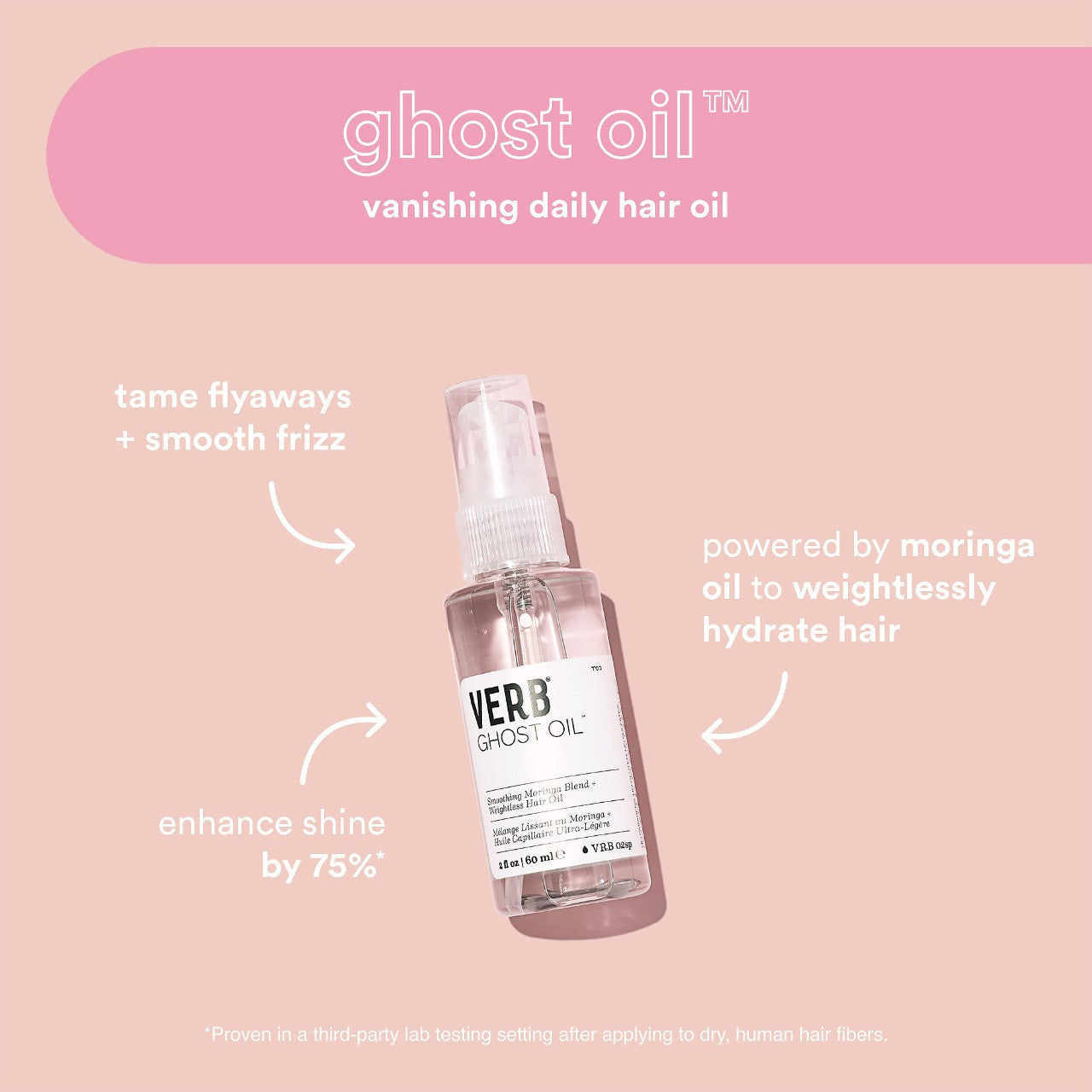 Verb Ghost Oil Smoothing Moringa Blend + Weightless Hair Oil 60 ml