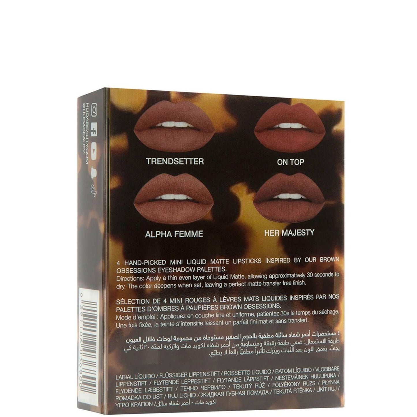 Huda Beauty Brown Obsessions Liquid Matte Minis