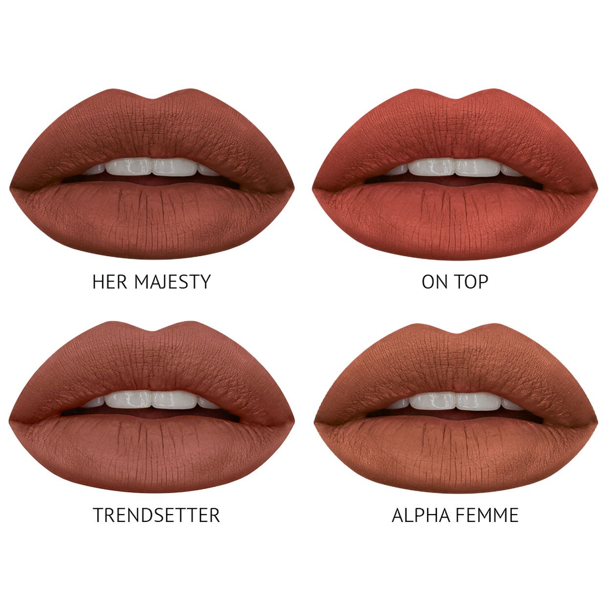 Huda Beauty Brown Obsessions Liquid Matte Minis