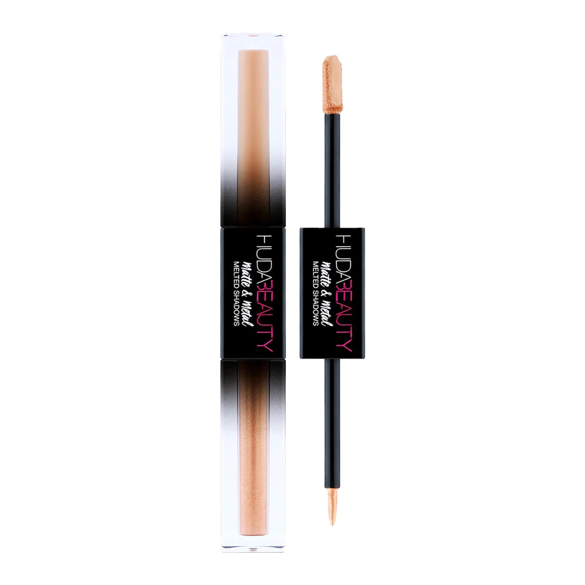 Huda Beauty Matte & Metal Melted Shadow | Faux Fur & Bamboo Hoops