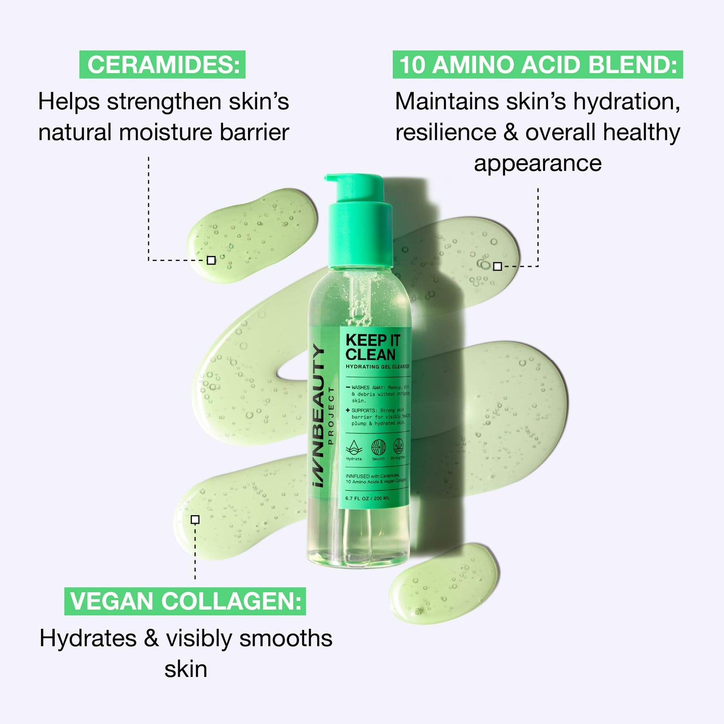 iNNBEAUTY PROJECT Keep It Clean Hydrating Gel Cleanser 200 ml
