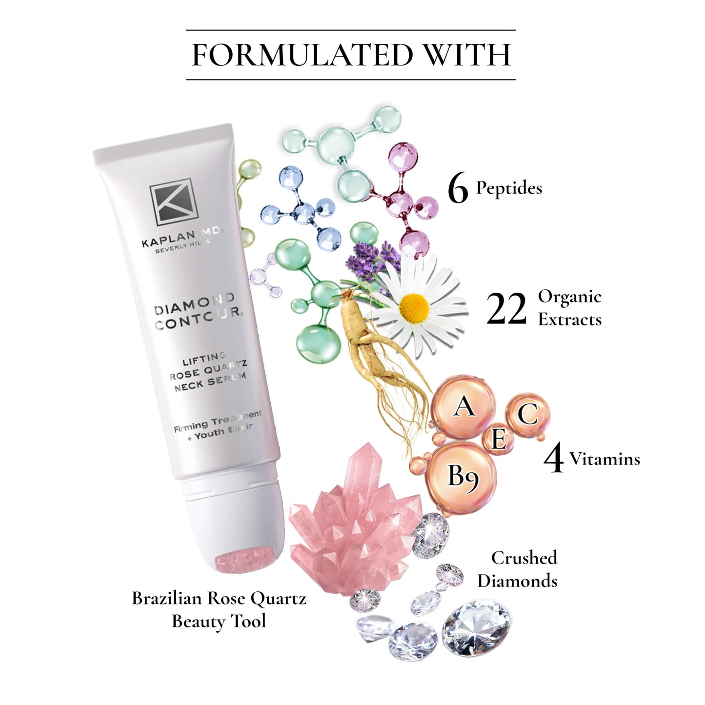 Kaplan MD Diamond Contour Lifting Rose Quartz Neck Serum 50 ml