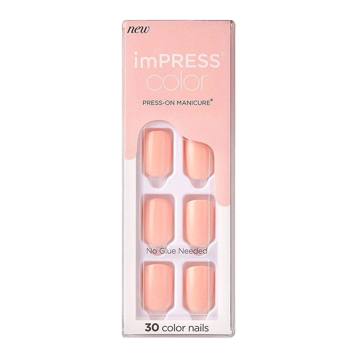 Kiss imPRESS Color Press-On Manicure | Peevish Pink