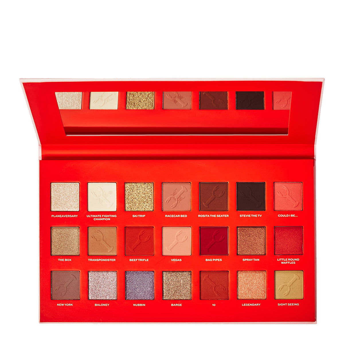 Makeup Revolution x Friends He's Her Lobster Eyeshadow Palette