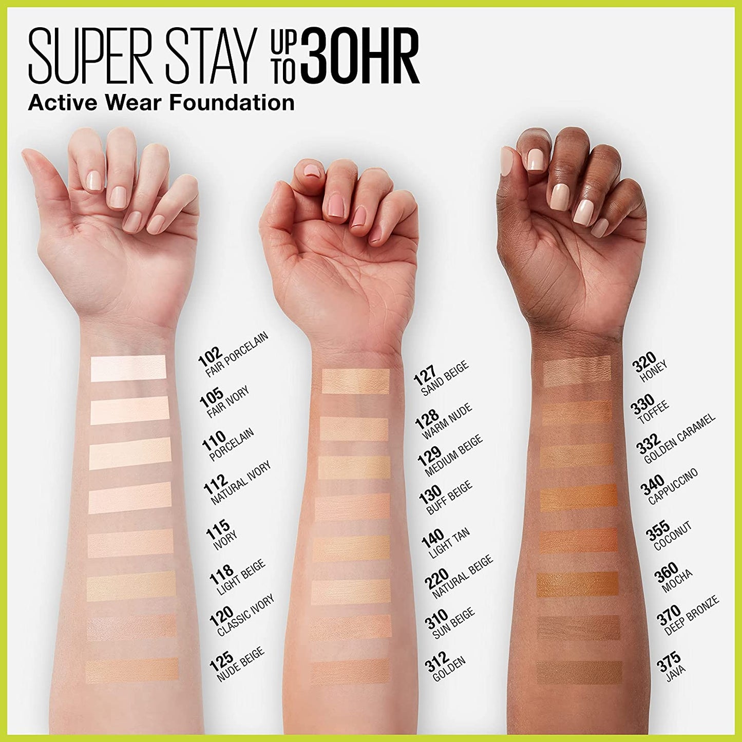 Maybelline Super Stay Active Wear Foundation 30 ml
