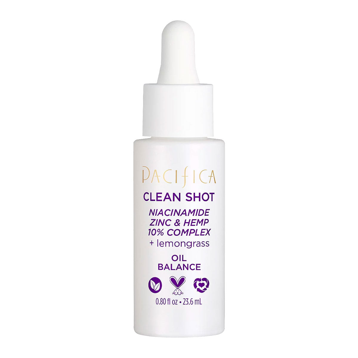 Pacifica Clean Shot Niacinamide, Zinc & Hemp 10% Complex 0.8 oz