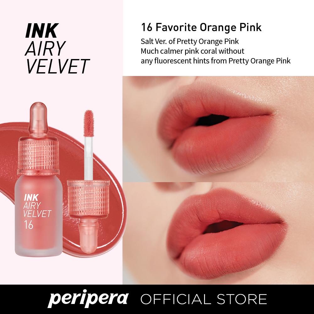 Peripera Ink Airy Velvet | 16 Favorite Orange Pink