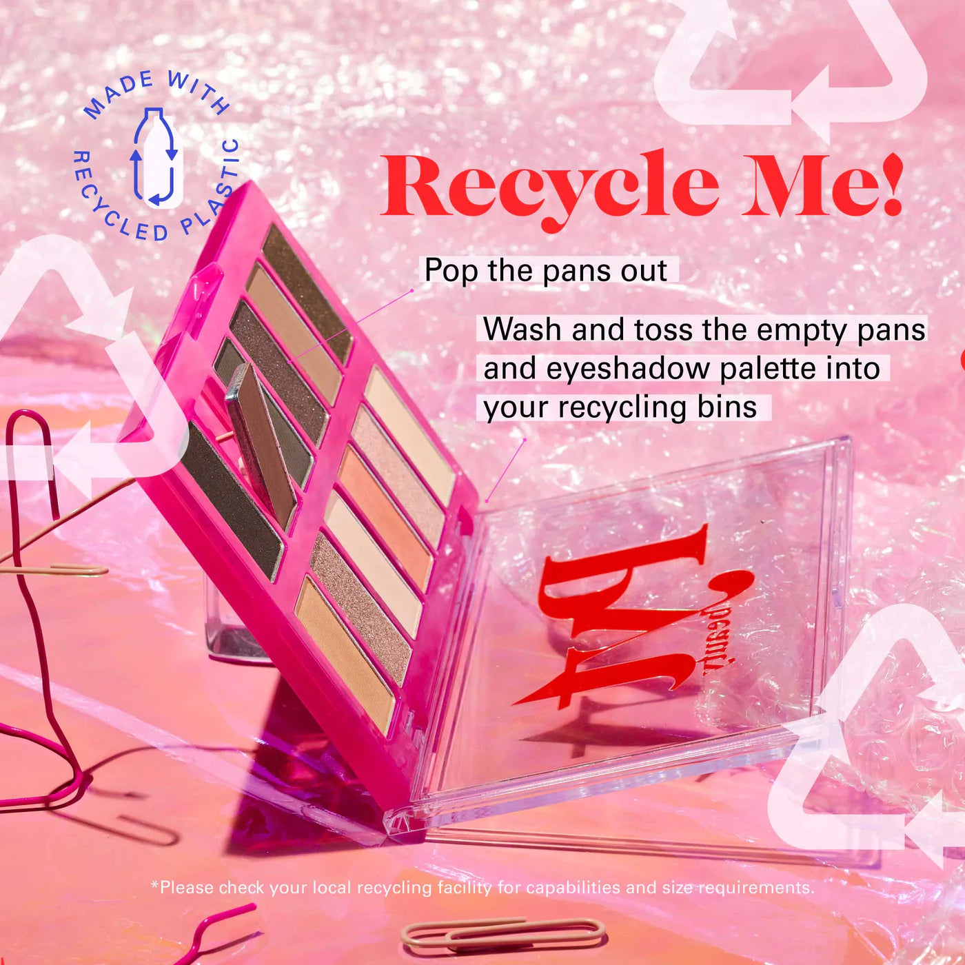 PYT Beauty The Upcycle Eyeshadow Palette | Rowdy Rose