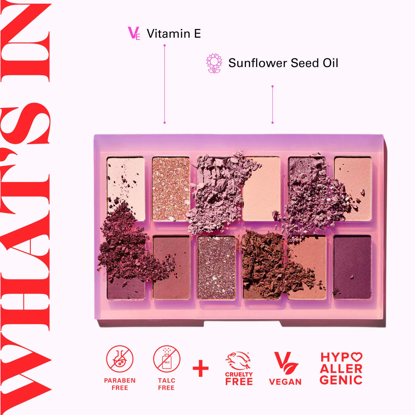 PYT Beauty The Upcycle Eyeshadow Palette | Rowdy Rose