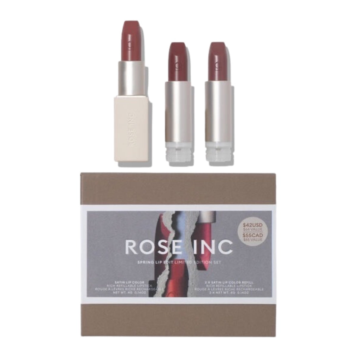 ROSE INC Spring Lip Edit Limited Edition Set