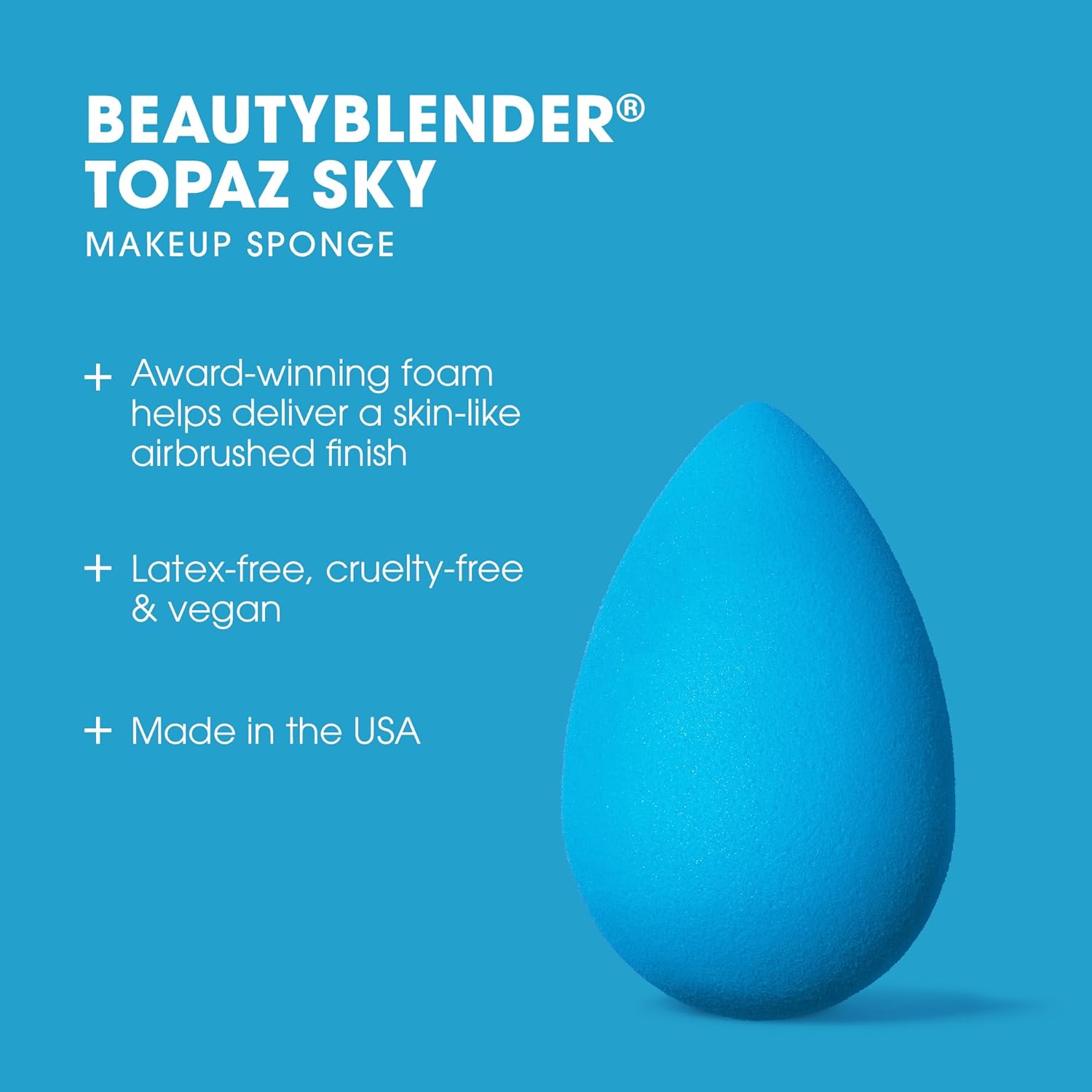 Beautyblender Original Makeup Sponge Topaz Sky Cosmetics Paragon