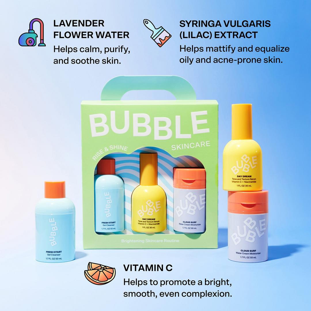 Bubble Rise and Shine Skincare Set