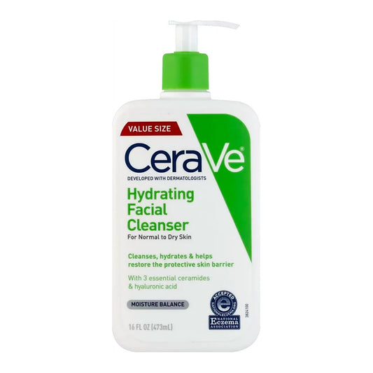 CeraVe Hydrating Facial Cleanser 16 0z