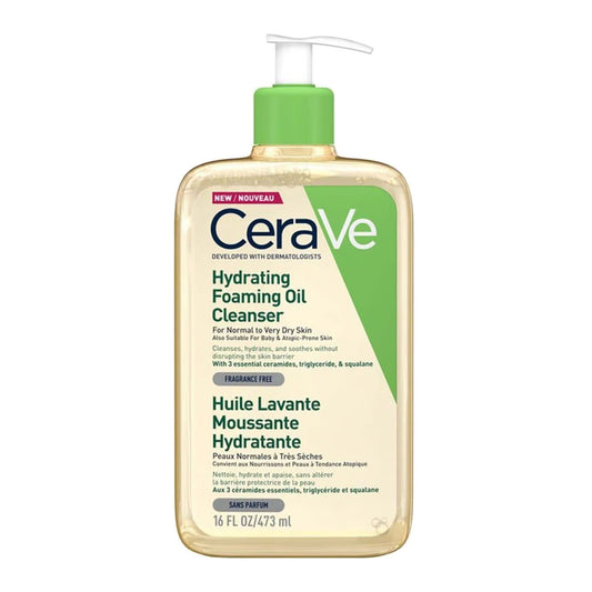 CeraVe Hydrating Foaming Oil Cleanser 16 oz / 473 ml