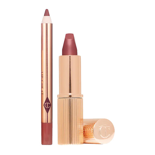 Charlotte Tilbury Mini Pillow Talk Lipstick & Liner Set | Pillow Talk Medium