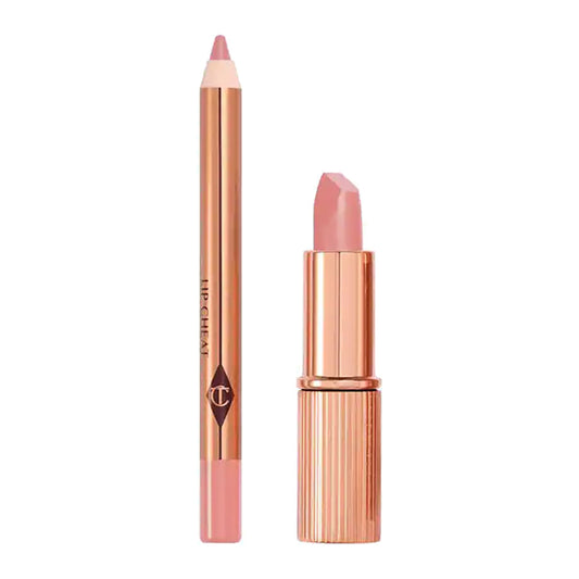 Charlotte Tilbury Mini Pillow Talk Lipstick & Liner Set | Pillow Talk Fair